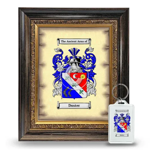 Duster Framed Coat of Arms and Keychain - Heirloom