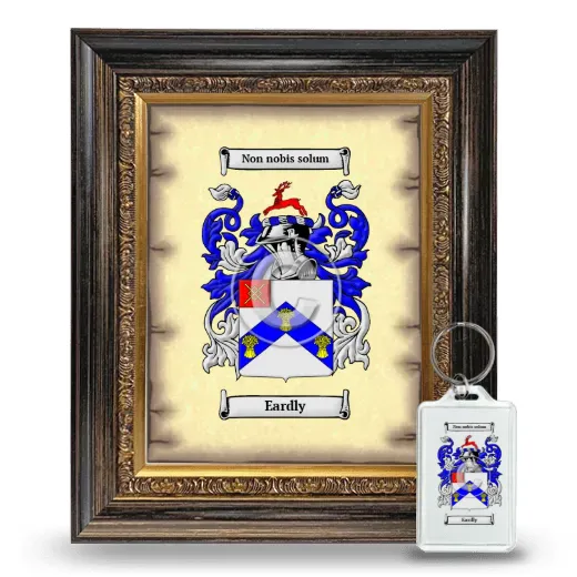 Eardly Framed Coat of Arms and Keychain - Heirloom