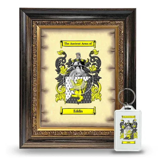 Eddis Framed Coat of Arms and Keychain - Heirloom