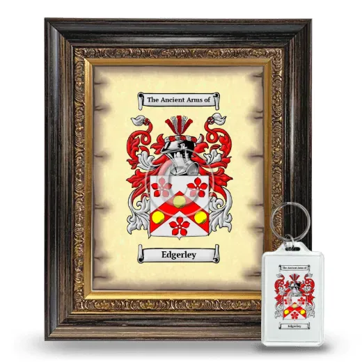 Edgerley Framed Coat of Arms and Keychain - Heirloom