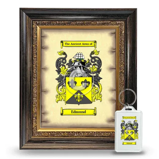 Edmund Framed Coat of Arms and Keychain - Heirloom