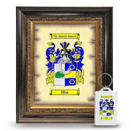 Eliza Framed Coat of Arms and Keychain - Heirloom