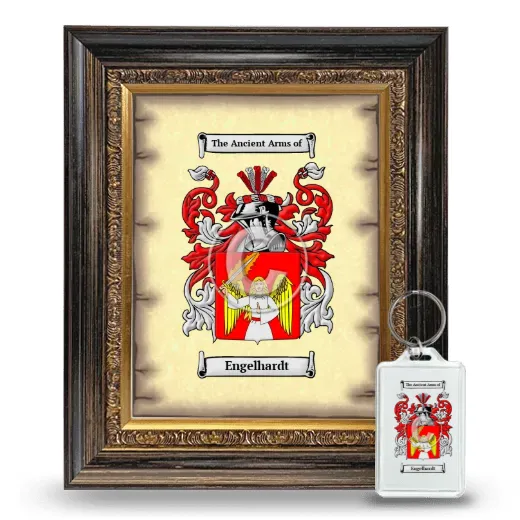 Engelhardt Framed Coat of Arms and Keychain - Heirloom