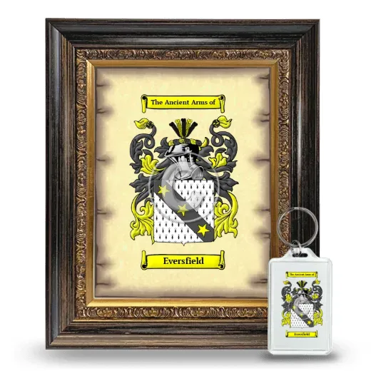 Eversfield Framed Coat of Arms and Keychain - Heirloom