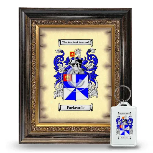 Fackearde Framed Coat of Arms and Keychain - Heirloom