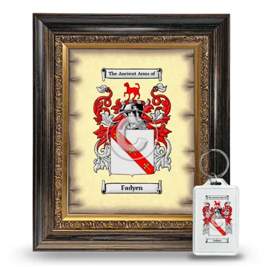 Fadyen Framed Coat of Arms and Keychain - Heirloom