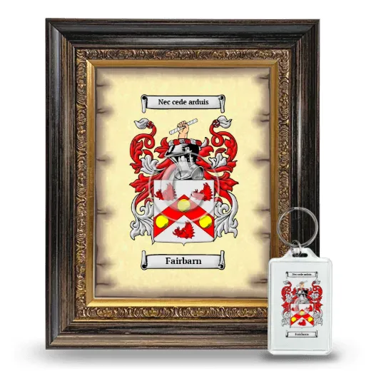 Fairbarn Framed Coat of Arms and Keychain - Heirloom