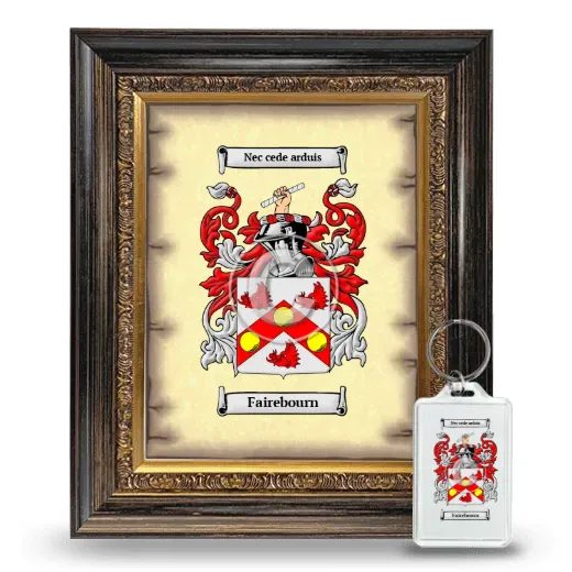 Fairebourn Framed Coat of Arms and Keychain - Heirloom