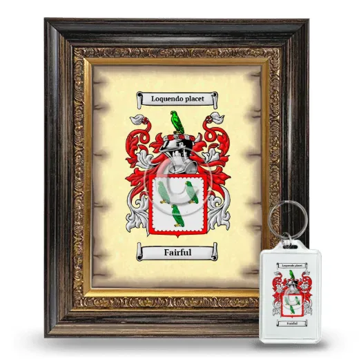 Fairful Framed Coat of Arms and Keychain - Heirloom