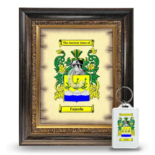Fajarda Framed Coat of Arms and Keychain - Heirloom