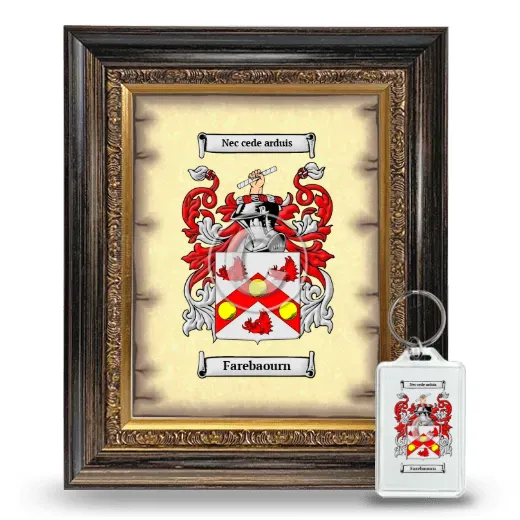 Farebaourn Framed Coat of Arms and Keychain - Heirloom
