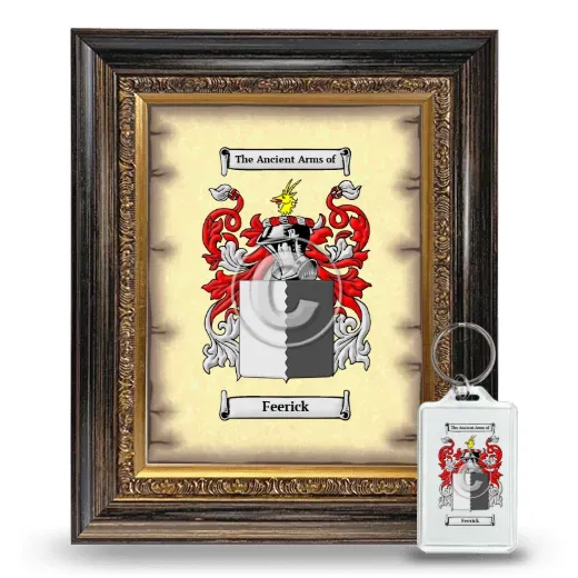 Feerick Framed Coat of Arms and Keychain - Heirloom