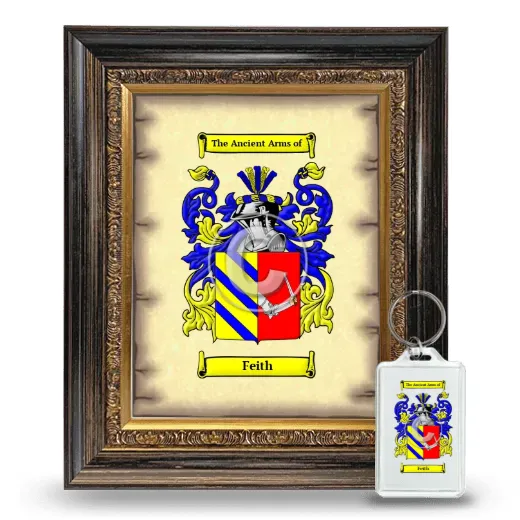 Feith Framed Coat of Arms and Keychain - Heirloom