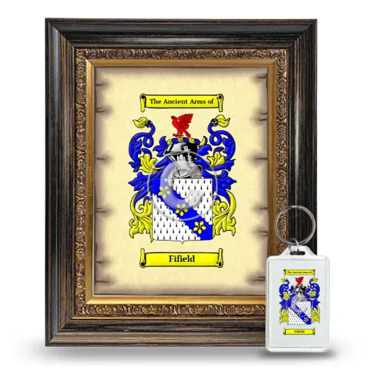 Fifield Framed Coat of Arms and Keychain - Heirloom