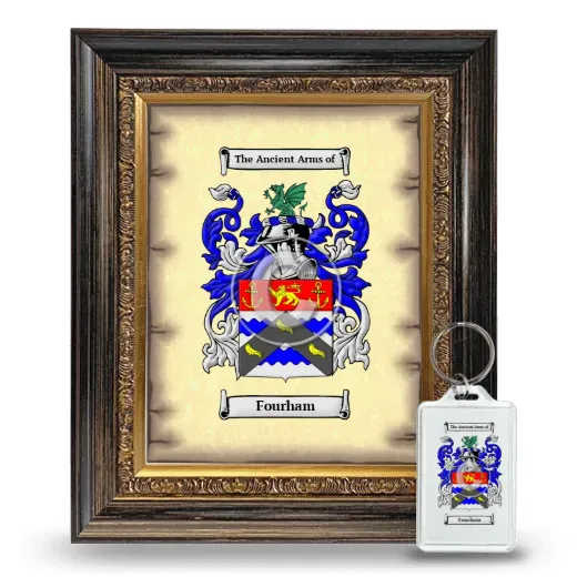 Fourham Framed Coat of Arms and Keychain - Heirloom