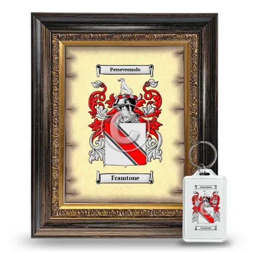 Framtone Framed Coat of Arms and Keychain - Heirloom