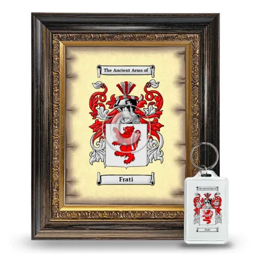 Frati Framed Coat of Arms and Keychain - Heirloom