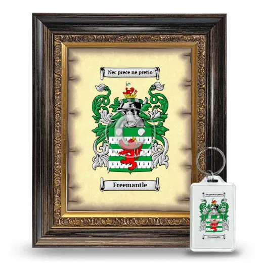 Freemantle Framed Coat of Arms and Keychain - Heirloom