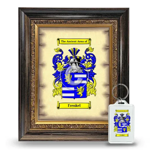 Frenkel Framed Coat of Arms and Keychain - Heirloom