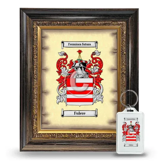 Fulere Framed Coat of Arms and Keychain - Heirloom