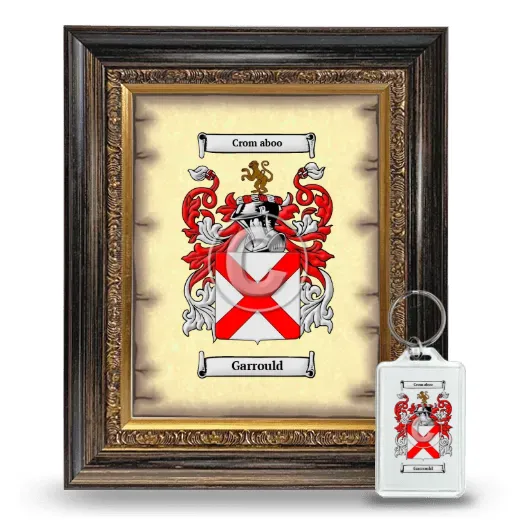 Garrould Framed Coat of Arms and Keychain - Heirloom