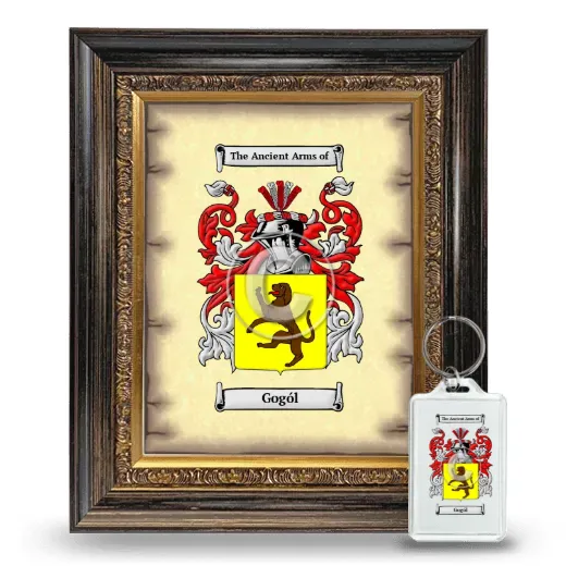 Gogól Framed Coat of Arms and Keychain - Heirloom
