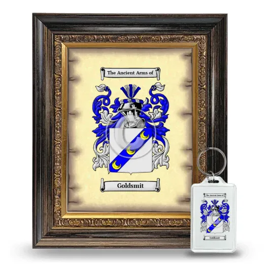 Goldsmit Framed Coat of Arms and Keychain - Heirloom
