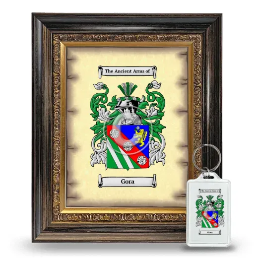 Gora Framed Coat of Arms and Keychain - Heirloom