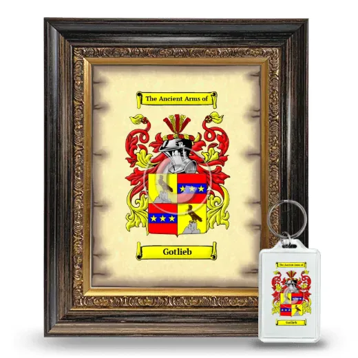 Gotlieb Framed Coat of Arms and Keychain - Heirloom