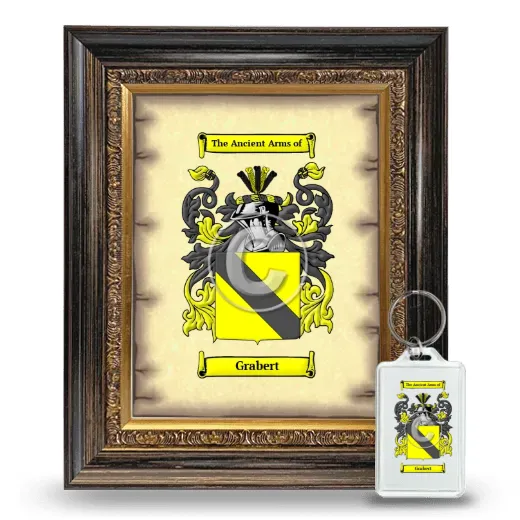 Grabert Framed Coat of Arms and Keychain - Heirloom
