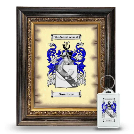 Greenhow Framed Coat of Arms and Keychain - Heirloom
