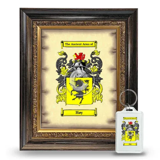 Høy Framed Coat of Arms and Keychain - Heirloom