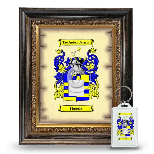 Haggle Framed Coat of Arms and Keychain - Heirloom