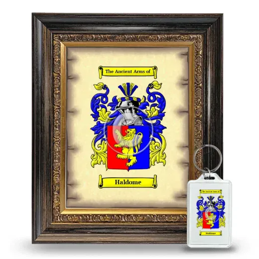 Haldome Framed Coat of Arms and Keychain - Heirloom