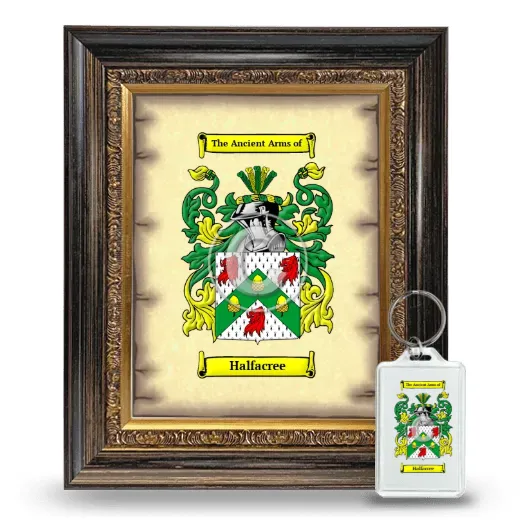 Halfacree Framed Coat of Arms and Keychain - Heirloom