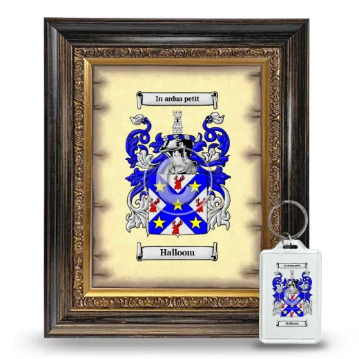Halloom Framed Coat of Arms and Keychain - Heirloom