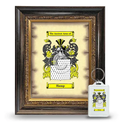 Hamp Framed Coat of Arms and Keychain - Heirloom