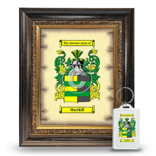 Hartkill Framed Coat of Arms and Keychain - Heirloom