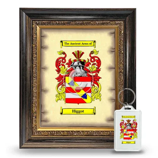 Higgot Framed Coat of Arms and Keychain - Heirloom