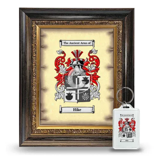 Hike Framed Coat of Arms and Keychain - Heirloom