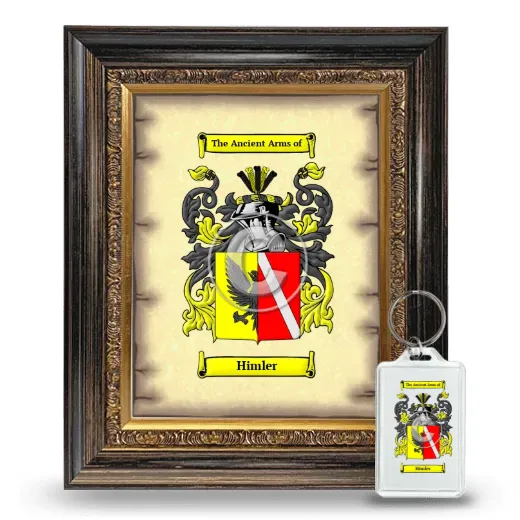 Himler Framed Coat of Arms and Keychain - Heirloom