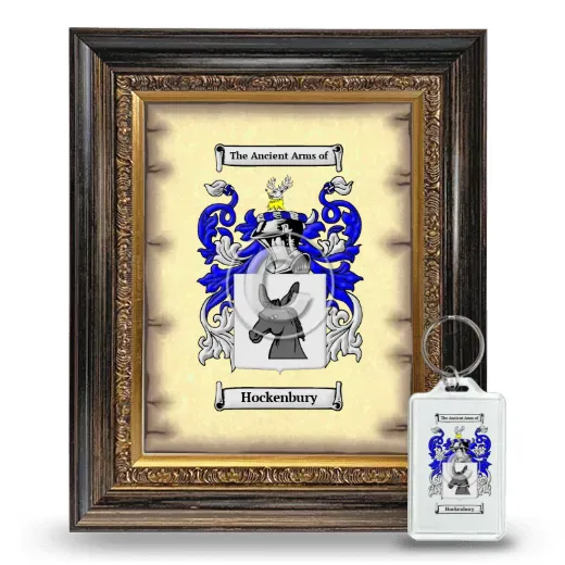 Hockenbury Framed Coat of Arms and Keychain - Heirloom
