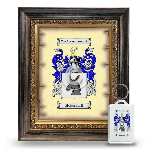 Hokenhall Framed Coat of Arms and Keychain - Heirloom