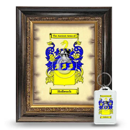 Holbeach Framed Coat of Arms and Keychain - Heirloom