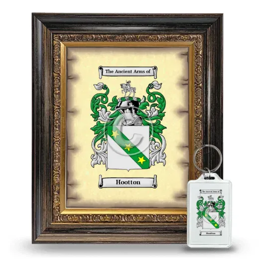 Hootton Framed Coat of Arms and Keychain - Heirloom