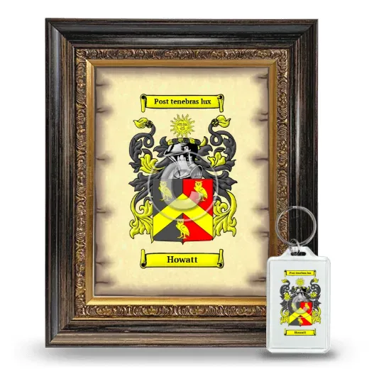 Howatt Framed Coat of Arms and Keychain - Heirloom