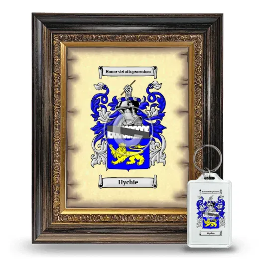 Hychie Framed Coat of Arms and Keychain - Heirloom