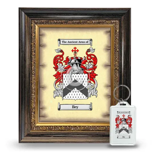 Iley Framed Coat of Arms and Keychain - Heirloom