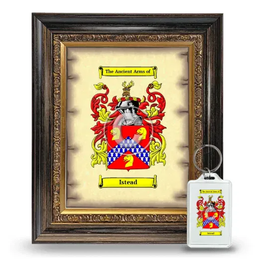 Istead Framed Coat of Arms and Keychain - Heirloom
