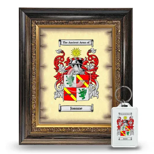 Joanne Framed Coat of Arms and Keychain - Heirloom
